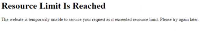 Error 508 Encountered in WordPress