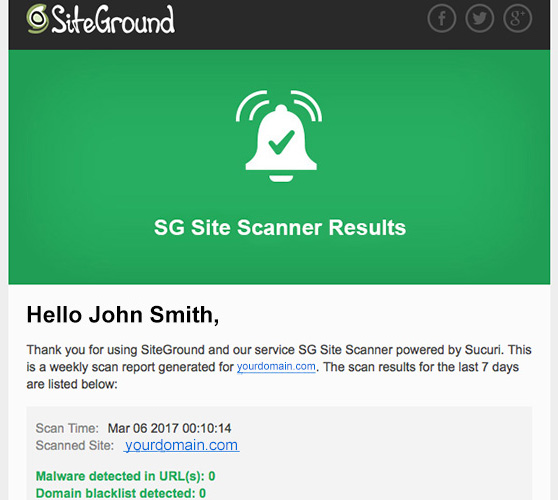 sg site scanner results