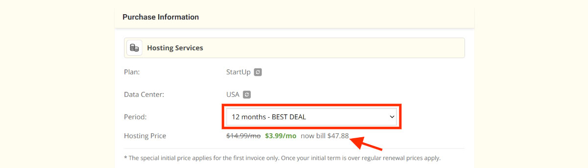 Siteground Choose A Plan Period