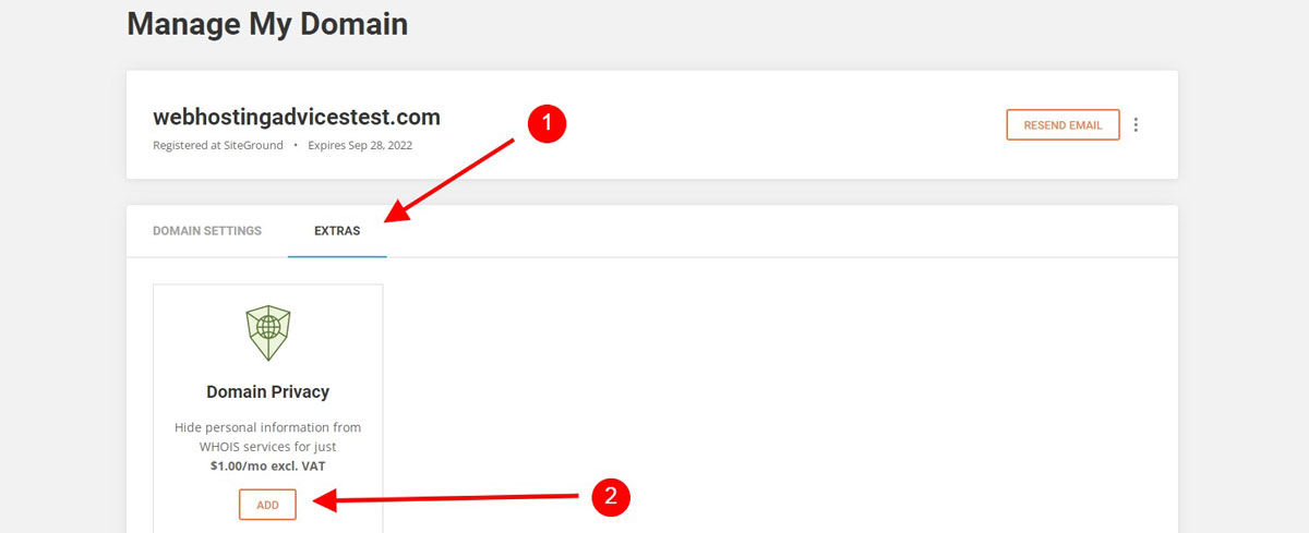Siteground extra services