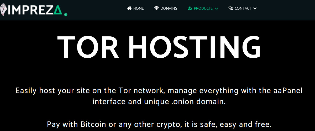 impreza tor hosting