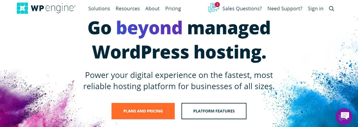 wpengine managed wordpress hosting