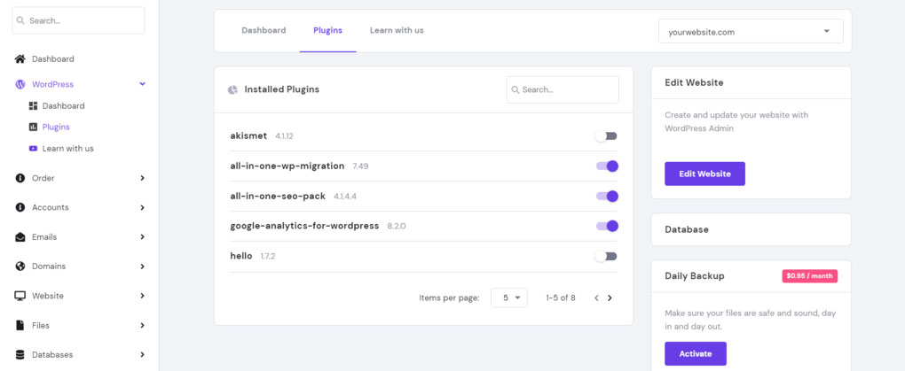 hostinger cpanel
