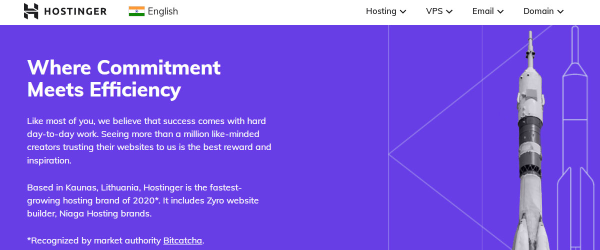 hostinger declared as the fastest-growing hosting brand