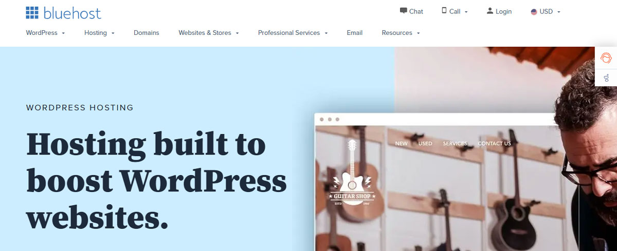 Wix Alternative - BlueHost
