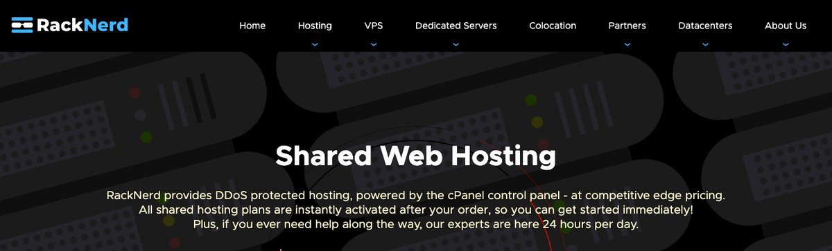 racknerd shared hosting