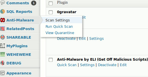 anti malware scan for bluehost website