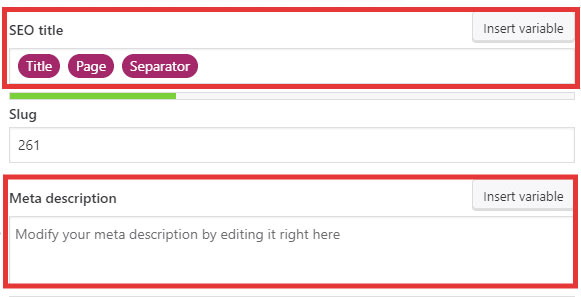bluehost yoast seo adding title and meta description