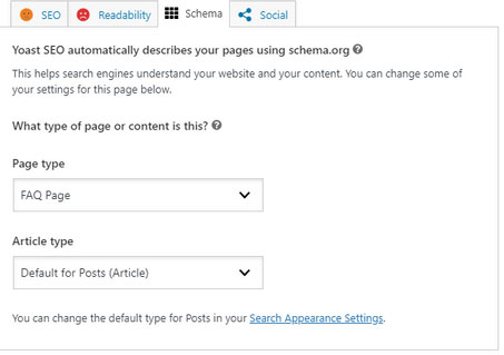 addition of schema with bluehost yoast seo