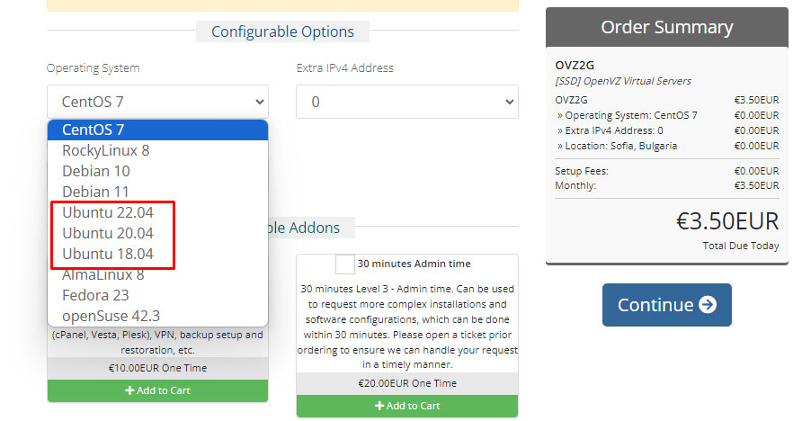 alphavps support for ubuntu