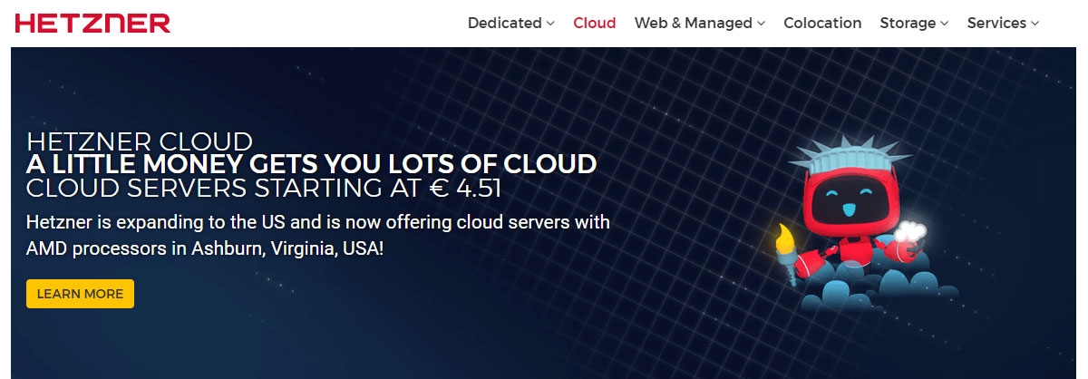 hetzner cloud alma