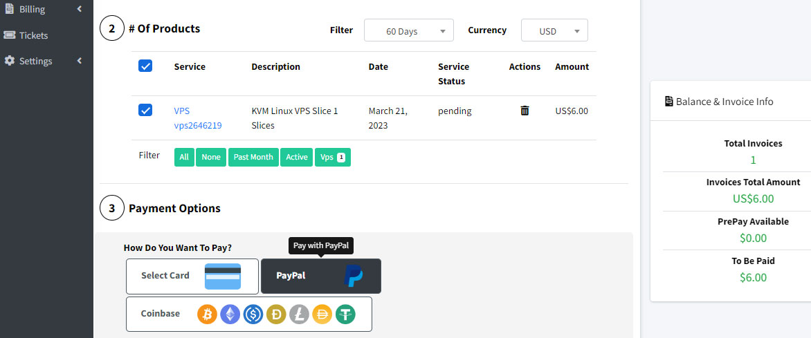 interserver pay with paypal