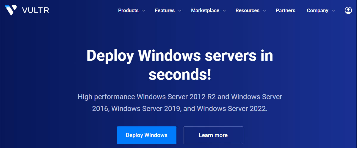 vultr windows vps