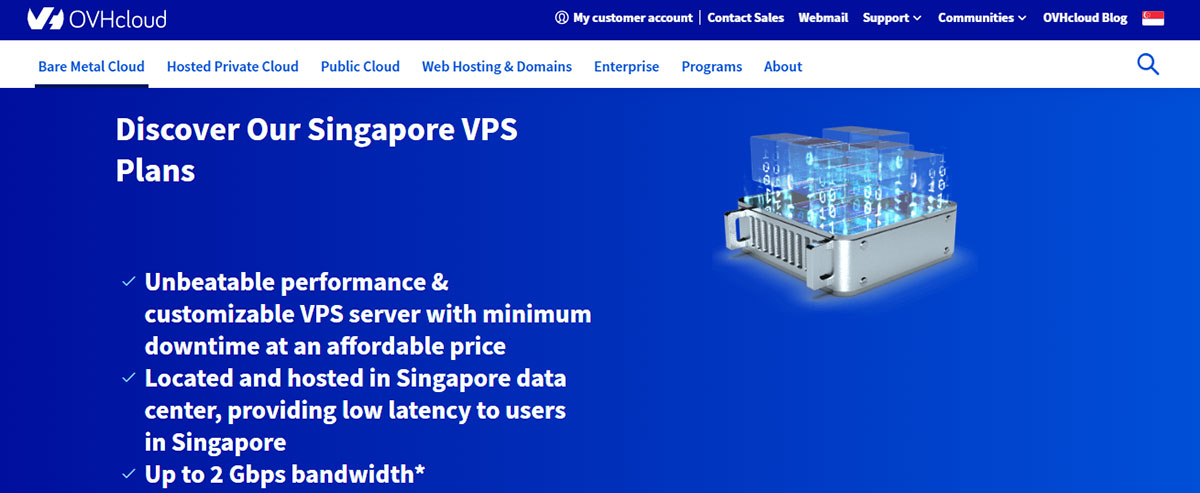 ovhcloud singapore vps