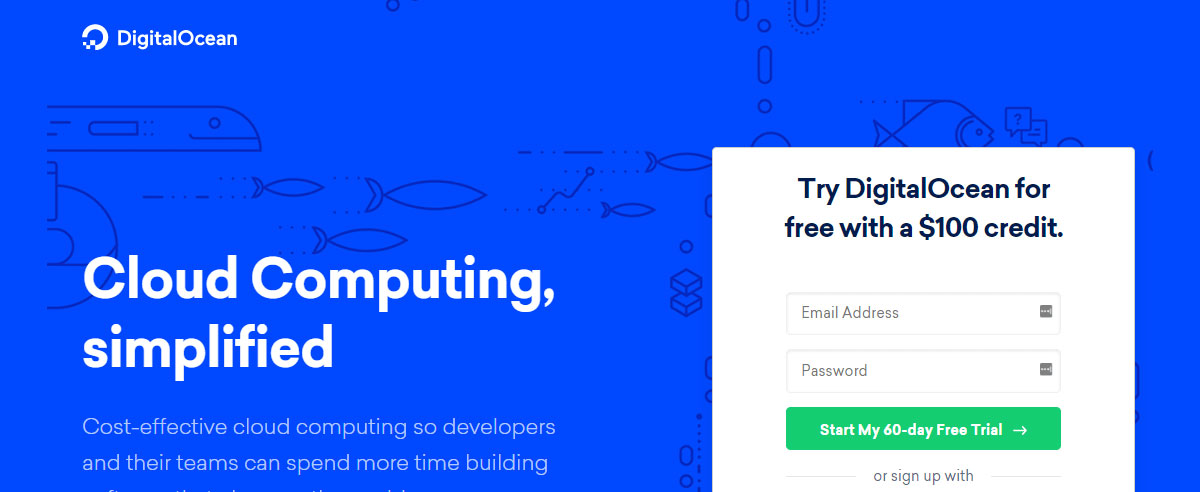 digital ocean trial