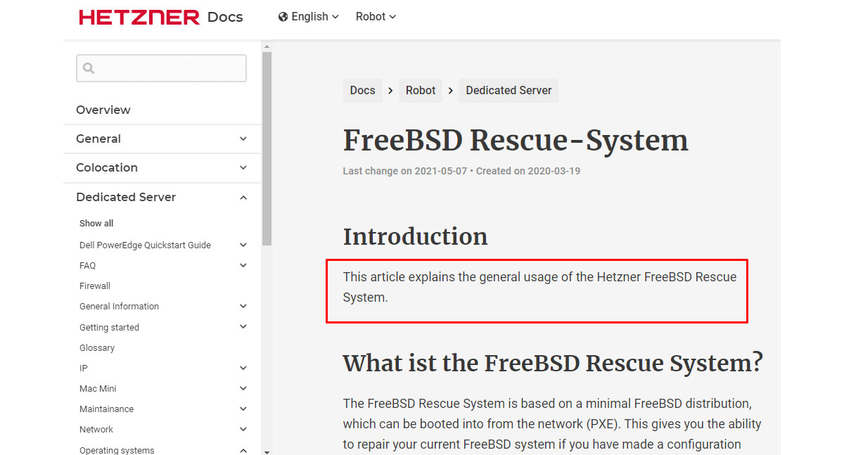 hetzner freebsd hosting for europe