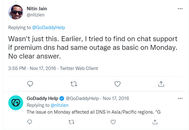 Godaddy Premium Dns Another Downtim User Review