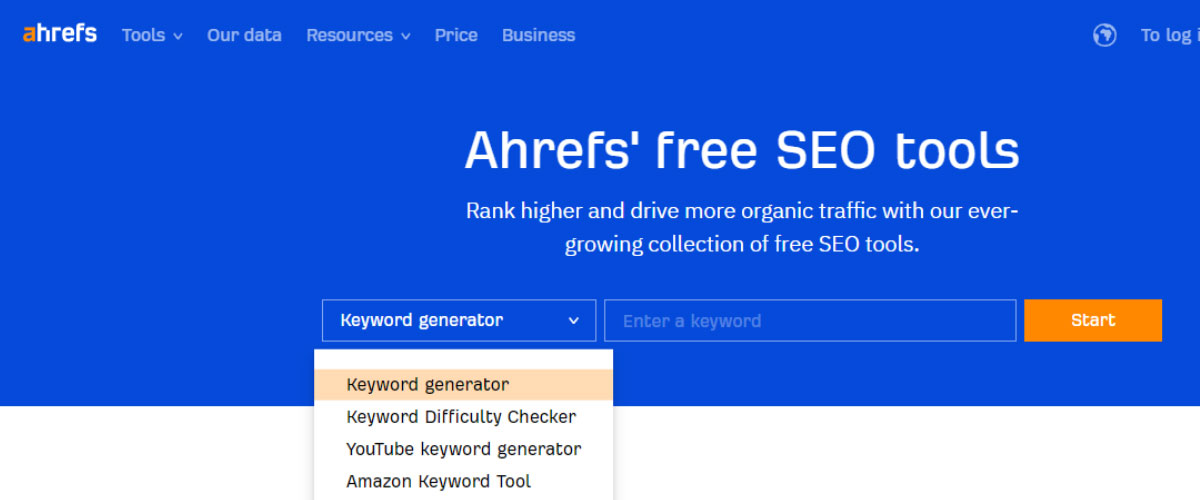 godaddy search engine visibility alternative ahrefs