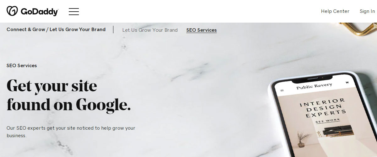 godaddy seo services