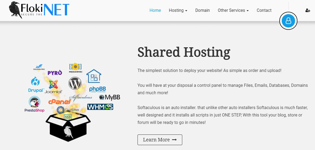 flokinet offshore shared hosting