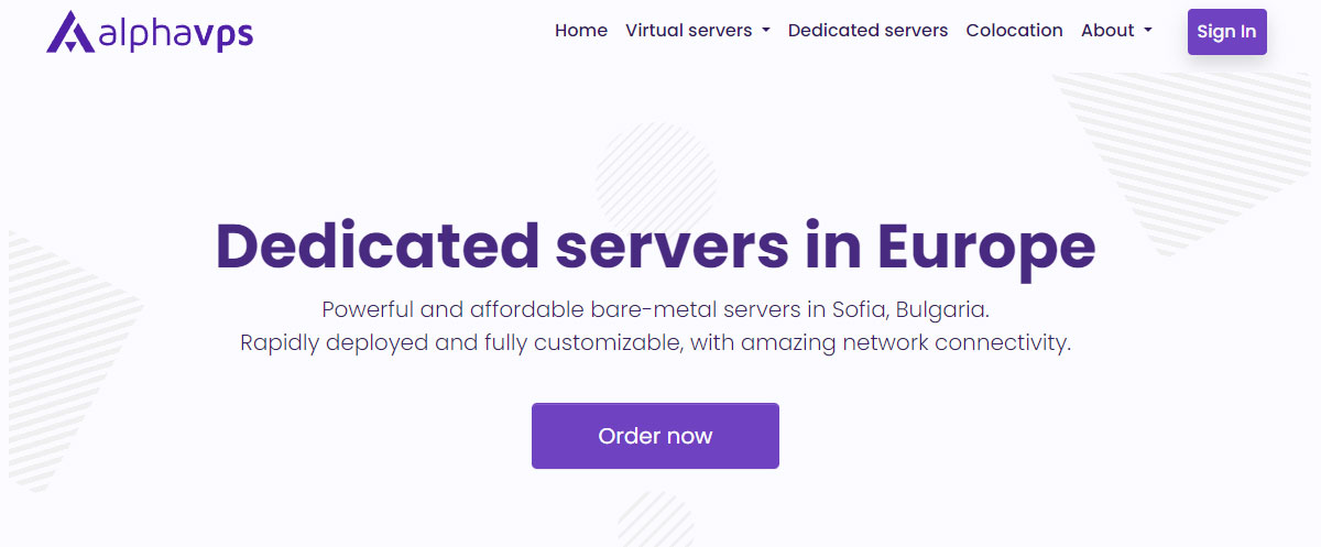 alphavps dedicated servers