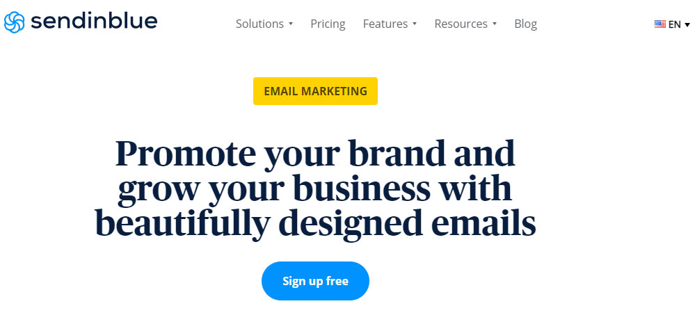 sendinblue smtp email service
