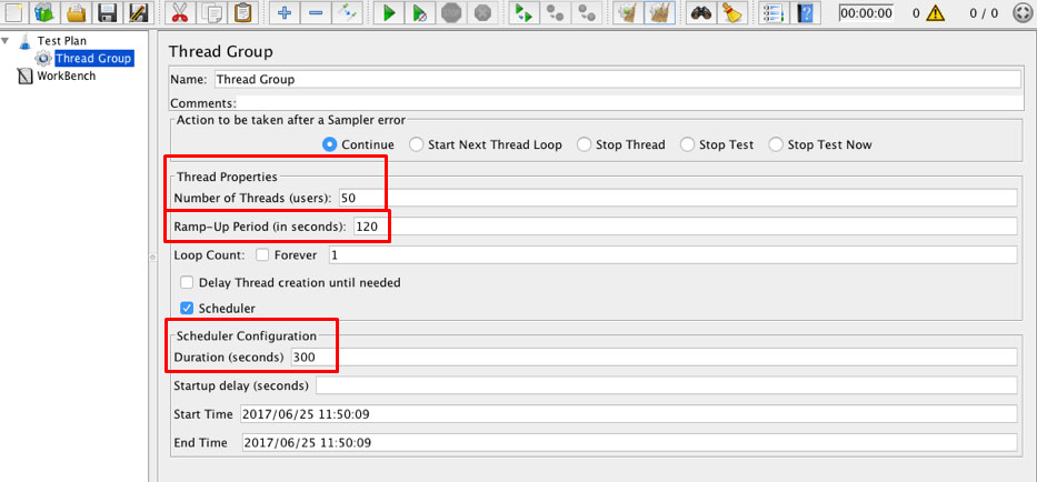 apache jmeter for concurrent connections