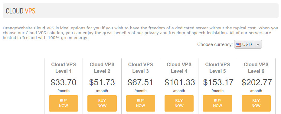 orangewebsite vps pricing
